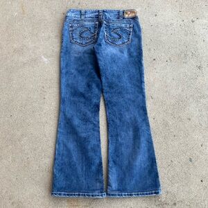 Y2k/Western Silver Jeans Co. Low-Rise Bootcut Jeans